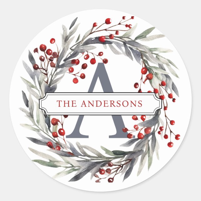 Personalised Classic Round Stickers (Front)
