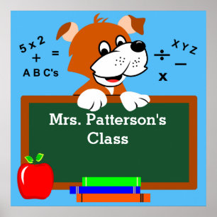 Personalised Classroom Art Posters