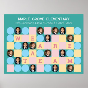 Personalised Classroom Photo Poster