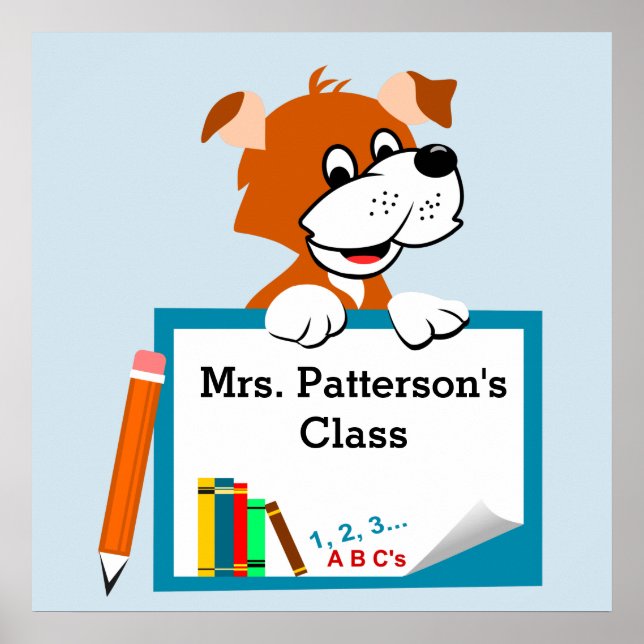 Personalised Classroom Posters (Front)