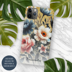 Personalised Classy Fine Art Botanical Painting iPhone 11 Pro Max Case