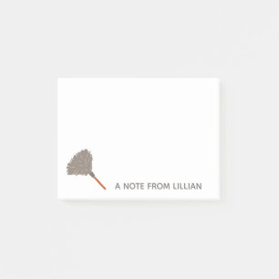 Personalised Cleaning Lady Maid Service Post-it Notes