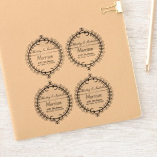 Personalised Clear Calligraphy Address Labels