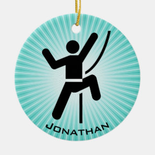 Personalised Climbing Ornament