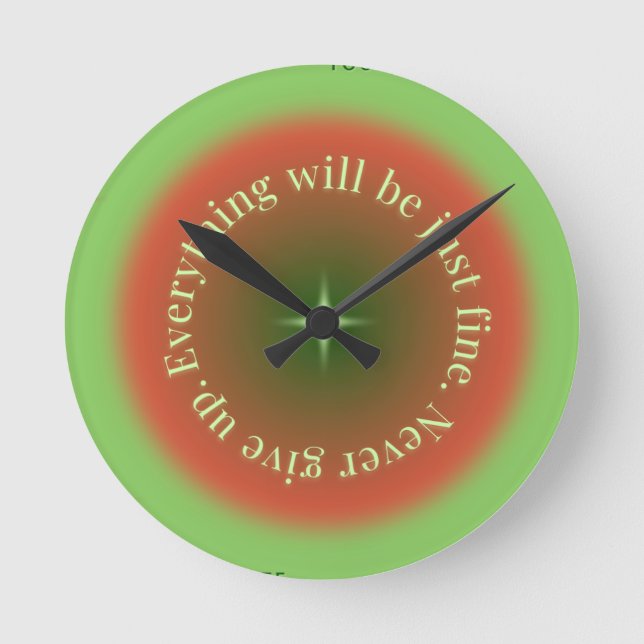 Personalised Clock Background Designs  (Front)