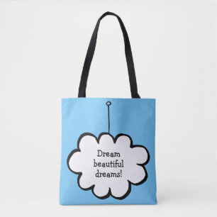 Personalised Cloud on a String Tote Bag