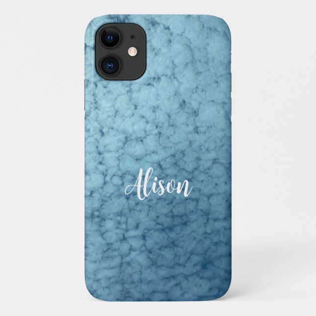 Personalised Cloudy Blue Sky Case-Mate iPhone Case (Back)
