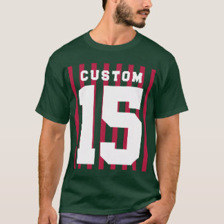 Personalised Club Team Name Number T-Shirt