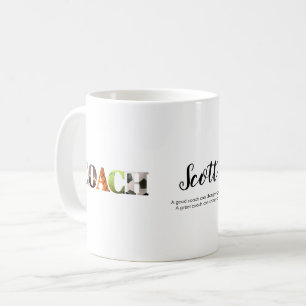 Personalised Coach name players  Coffee Mug