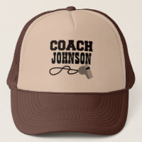 Personalised Coach Whistle Trucker Hat