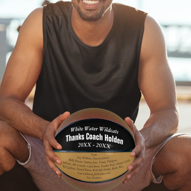 Personalised Coaches Name Team Members Year Basketball (Creator Uploaded)