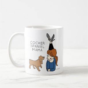 Personalised Cocker Spaniel Mama Coffee Mug
