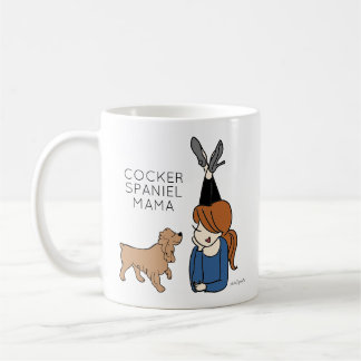 Personalised Cocker Spaniel Mama Coffee Mug