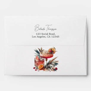 Personalised Cocktail Themed Envelope