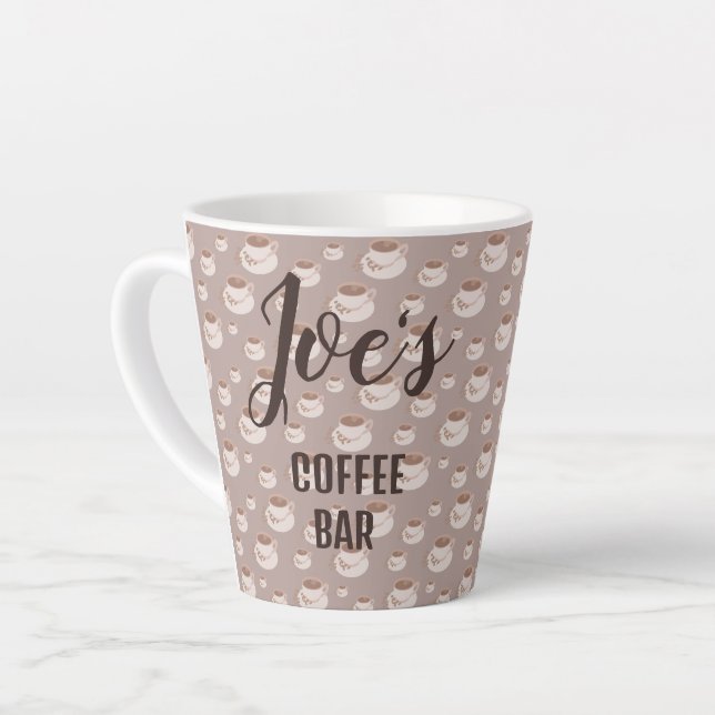Personalised Coffee Bar Cup (Left Angle)