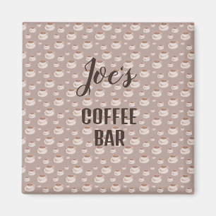 Personalised Coffee Bar Station Magnet