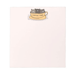 Personalised Coffee Bears Notepad