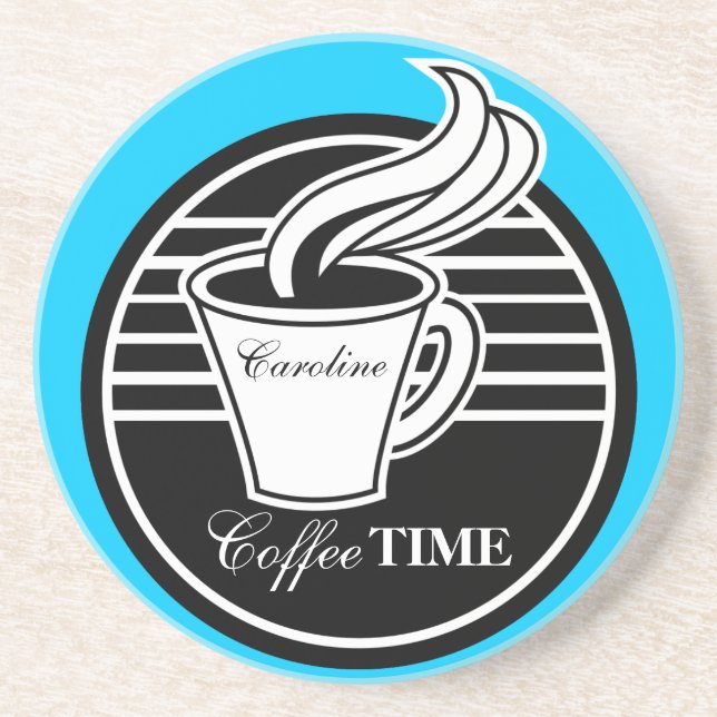 Personalised Coffee Cup Drink Coaster (Front)