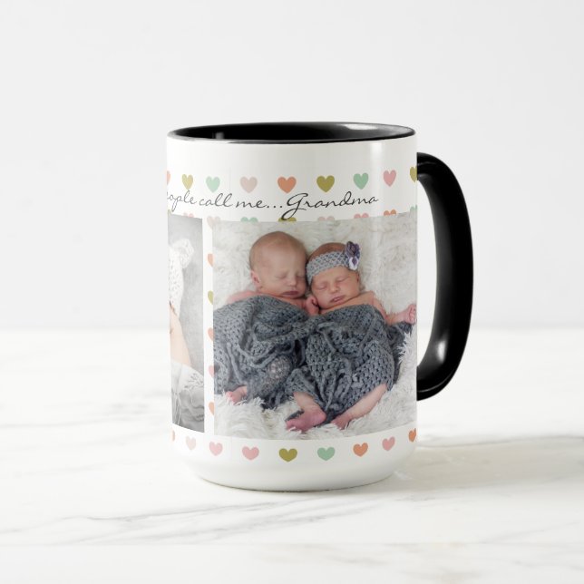 Personalised Coffee Cup for Grandparents (Front Right)