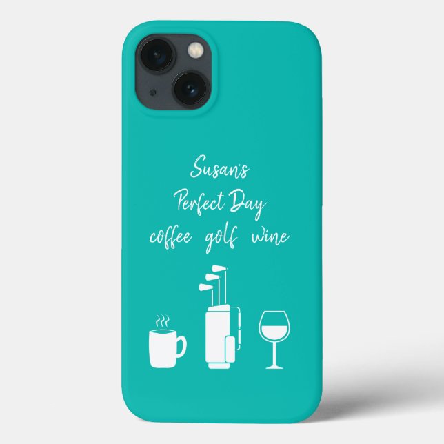 Personalised Coffee Golf Wine  Case-Mate iPhone Case (Back)