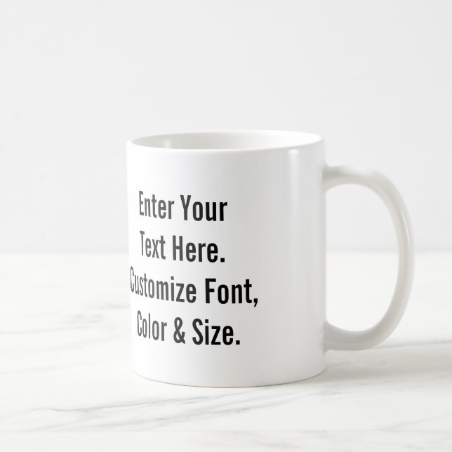 Personalised Coffee Mug (Right)