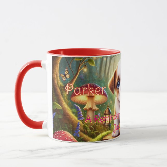 Personalised Coffee Mug – Custom Name or Message  (Left)