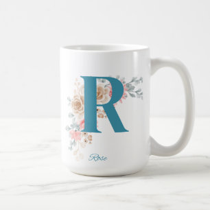 Personalised Coffee Mug Letter R