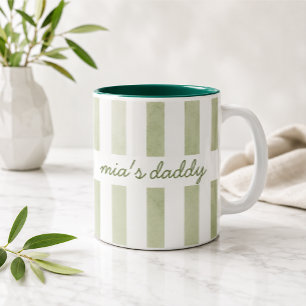 Personalised coffee mug with children's names