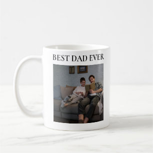 Personalised coffee mug with the phrase "Best Dad