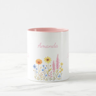Personalised Coffee Mugs, Amanda Name Mug