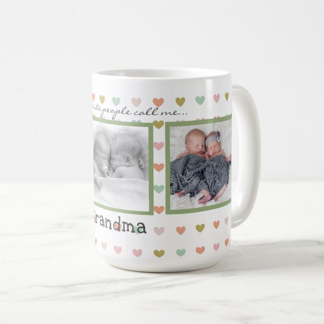 Personalised Coffee Mugs for Grandmothers (Front Right)