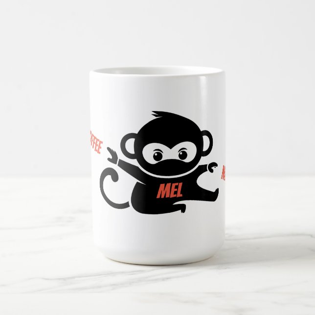 Personalised Coffee Ninja Coffee Mug (Center)