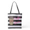 Personalised Coffee Queen Striped Tote