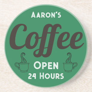 Personalised Coffee Shop Coaster Gift
