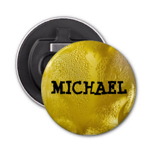Personalised Cold Beer Bubbles Bottle Opener