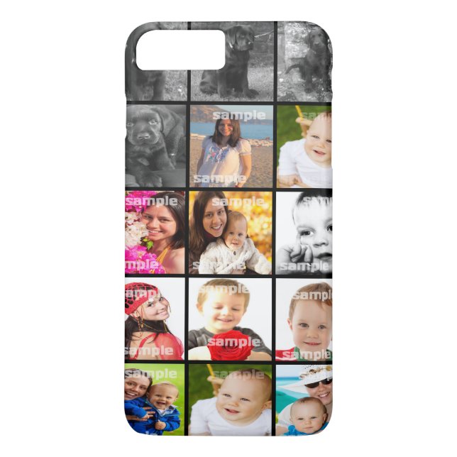 Personalised Collage Create Your Own Case-Mate iPhone Case (Back)