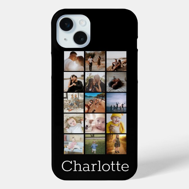 Personalised Collage Make Your Own Unique Case-Mate iPhone Case (Back)