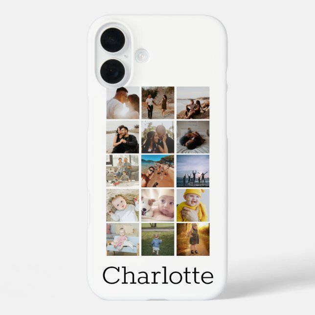 Personalised Collage Make Your Own Unique Case-Mate iPhone Case (Back)