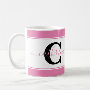 Personalised colorblock coffee mug
