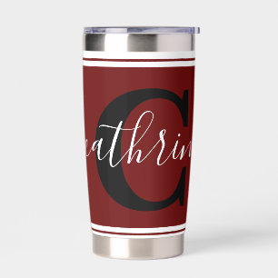 Personalised colorblock insulated tumbler