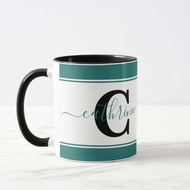 Personalised colorblock  mug (Left)