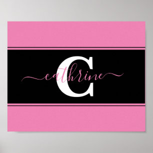 Personalised colorblock    poster