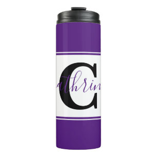 Personalised colorblock thermal tumbler