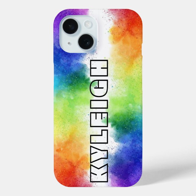 Personalised Colour Explosion Case-Mate  iPhone Case (Back)