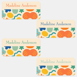 Personalised Colour Splash Abstract Kids' Name