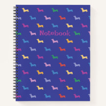 Personalised Colourful Dachshunds Pattern Large