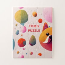 Personalised Colourful Dog For Kids ALL FIT