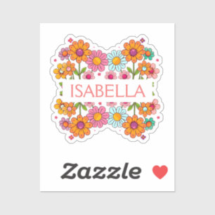 Personalised Colourful Floral 