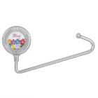Personalised Colourful Hibiscus Purse Hanger
