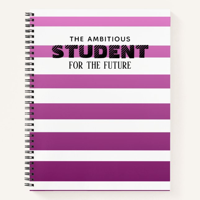 Personalised Colourful Notebook (Front)